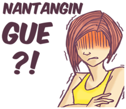 Wanita Setrong sticker #7929959