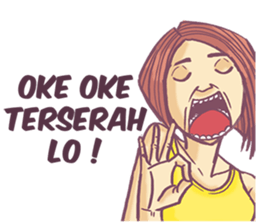 Wanita Setrong sticker #7929970