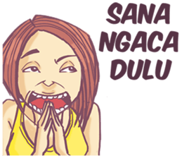 Wanita Setrong sticker #7929976