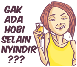 Wanita Setrong sticker #7929979