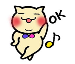 Chubby cat Tan sticker #7930700