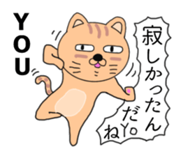 Wrapper cat yo-yo- sticker #7931063