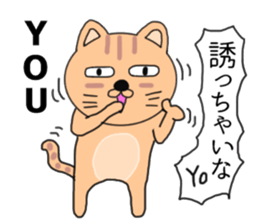 Wrapper cat yo-yo- sticker #7931071