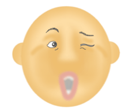 Creepy old man and a simple reply 2 sticker #7931747