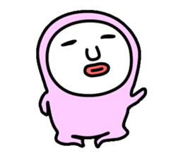 a man in tights. sticker #7931831