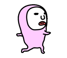 a man in tights. sticker #7931845