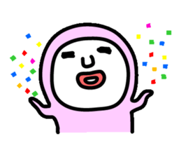 a man in tights. sticker #7931853