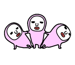 a man in tights. sticker #7931859