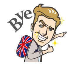 London Fashion gentleman diary sticker #7932502