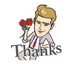 London Fashion gentleman diary sticker #7932529