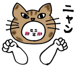 Mr.Surreal round face sticker #7932832