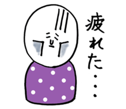 Mr.Surreal round face sticker #7932851