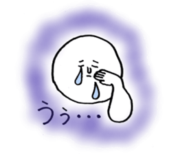 Mr.Surreal round face sticker #7932852