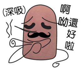 Finger head's life quotes sticker #7932911