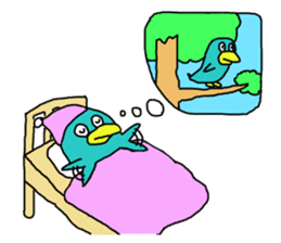 Bird-kun sticker #7933758