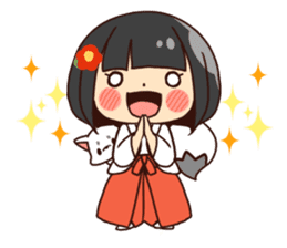 Miko-san&Mr.yelp sticker #7934223