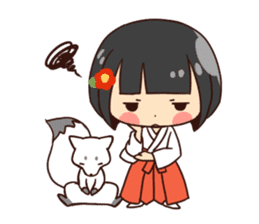 Miko-san&Mr.yelp sticker #7934224