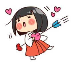 Miko-san&Mr.yelp sticker #7934229