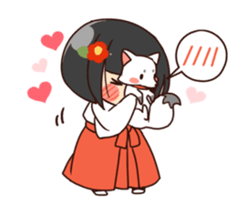 Miko-san&Mr.yelp sticker #7934231
