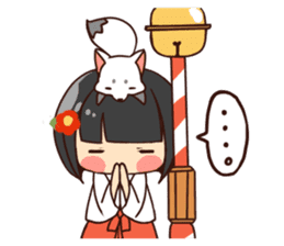 Miko-san&Mr.yelp sticker #7934238