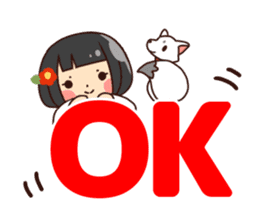 Miko-san&Mr.yelp sticker #7934240