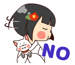 Miko-san&Mr.yelp sticker #7934241