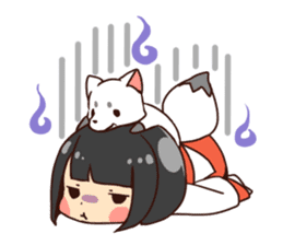 Miko-san&Mr.yelp sticker #7934242