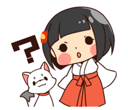 Miko-san&Mr.yelp sticker #7934244