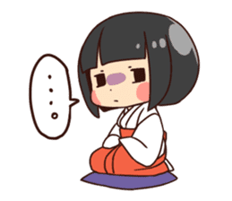 Miko-san&Mr.yelp sticker #7934245