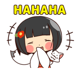 Miko-san&Mr.yelp sticker #7934248