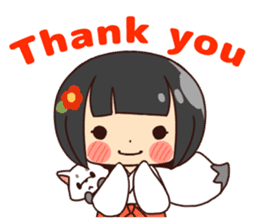 Miko-san&Mr.yelp sticker #7934258