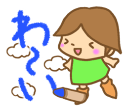 Fairy of crayons sticker #7934541