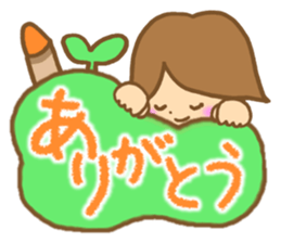 Fairy of crayons sticker #7934543