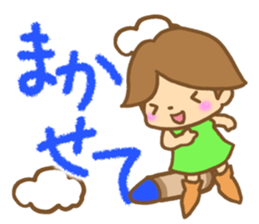 Fairy of crayons sticker #7934546