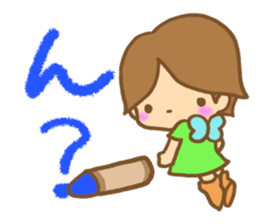Fairy of crayons sticker #7934550