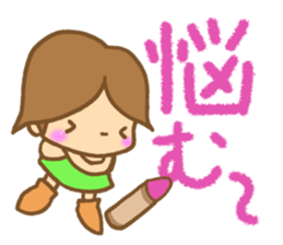 Fairy of crayons sticker #7934558