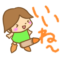 Fairy of crayons sticker #7934561