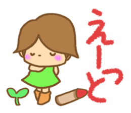 Fairy of crayons sticker #7934563