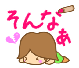 Fairy of crayons sticker #7934569