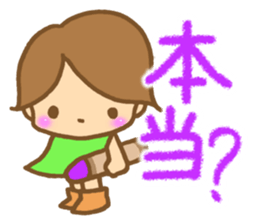 Fairy of crayons sticker #7934573