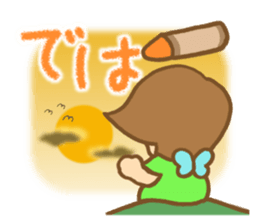 Fairy of crayons sticker #7934578