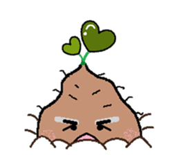 Sweet potato pig sticker #7935289