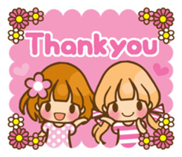 The girl who loves pink(no.2) sticker #7935300