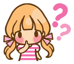 The girl who loves pink(no.2) sticker #7935308