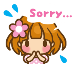 The girl who loves pink(no.2) sticker #7935311