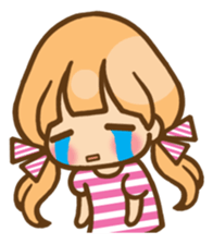 The girl who loves pink(no.2) sticker #7935317