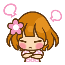 The girl who loves pink(no.2) sticker #7935319