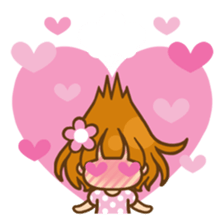 The girl who loves pink(no.2) sticker #7935326
