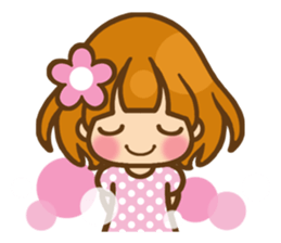 The girl who loves pink(no.2) sticker #7935327