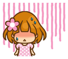 The girl who loves pink(no.2) sticker #7935330